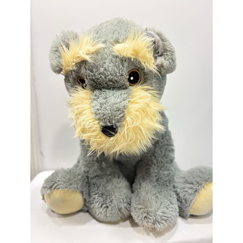 Bee Happy Aldi 30” Schnauzer Dog Jumbo Plush Giant Stuffed Animal Rare 707882